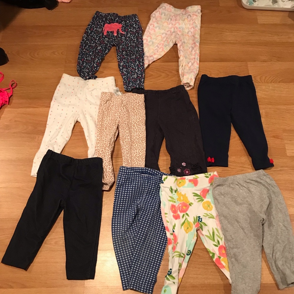 Lot of ten 12m girls pants
